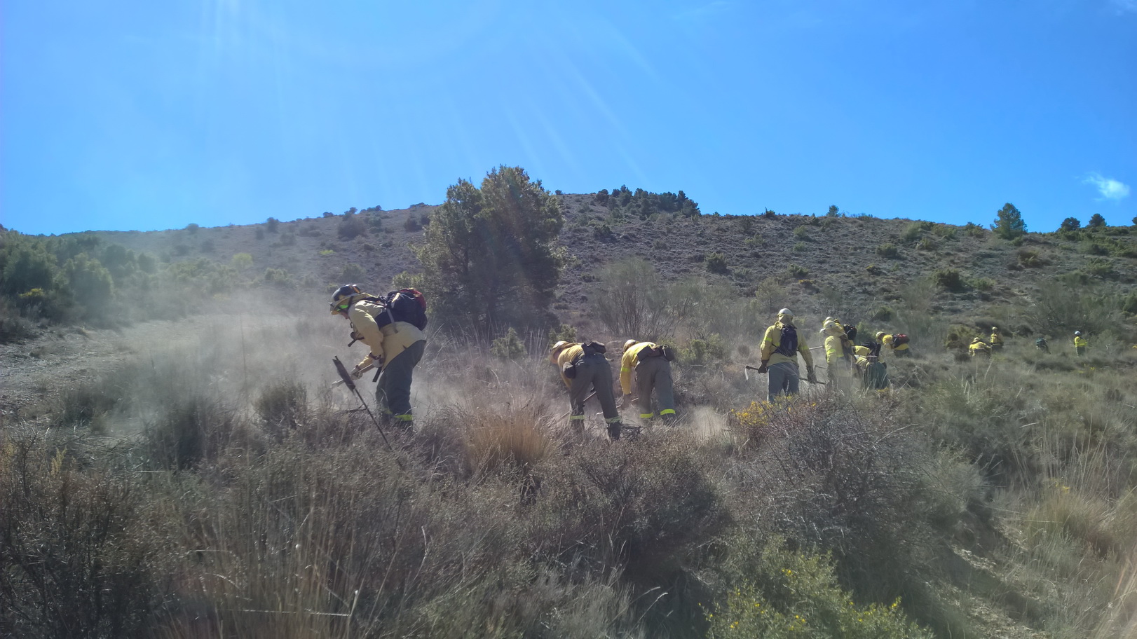 Огнеборците в действие за предотвратяване на горски пожари