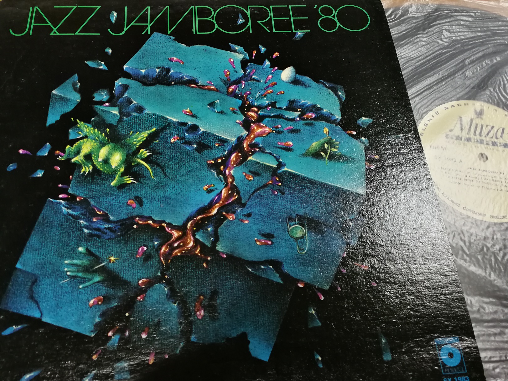Плочата със записи от „Джаз джамборе“, Варшава, 1980 г. Снимка: авторът